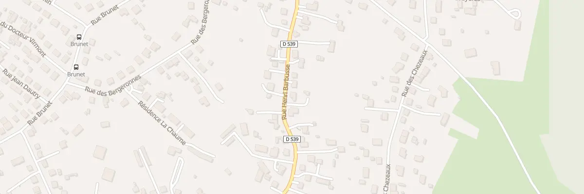 Plan du 31 Rue Henri Barbusse à Désertines