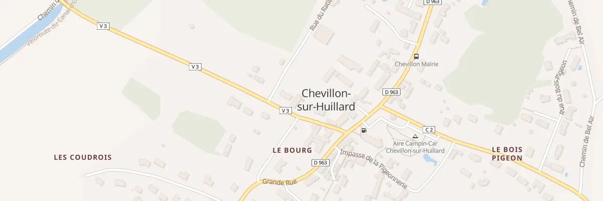Plan du 8 Rte de Saint-Maurice à Chevillon-sur-Huillard