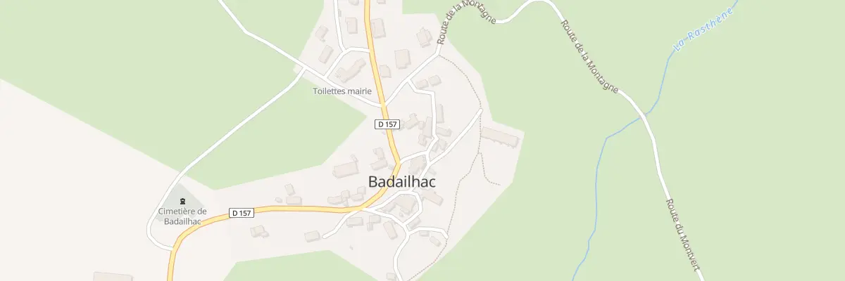 Plan du 5014 Le Bourg à Badailhac