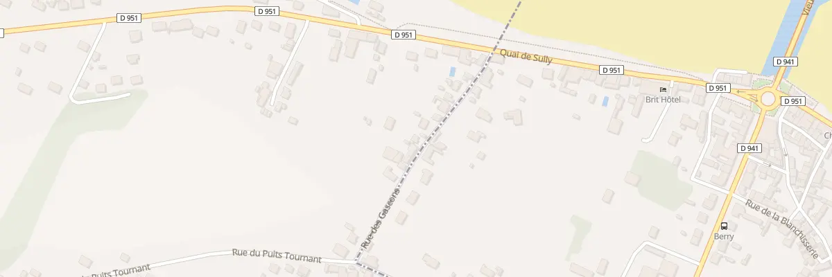 Plan du 5148 Rue des Gascons à Poilly-lez-Gien
