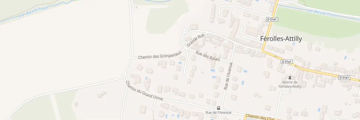 Plan du 2 Imp du Presbytère à Férolles-Attilly