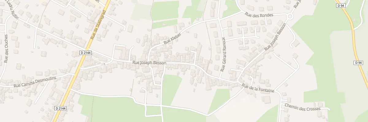 Plan du 49 Rue Joseph Besson à Désertines