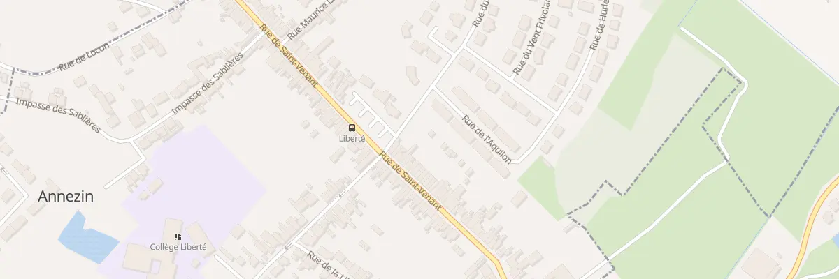 Plan du 270 Rue de Saint-venant à Annezin