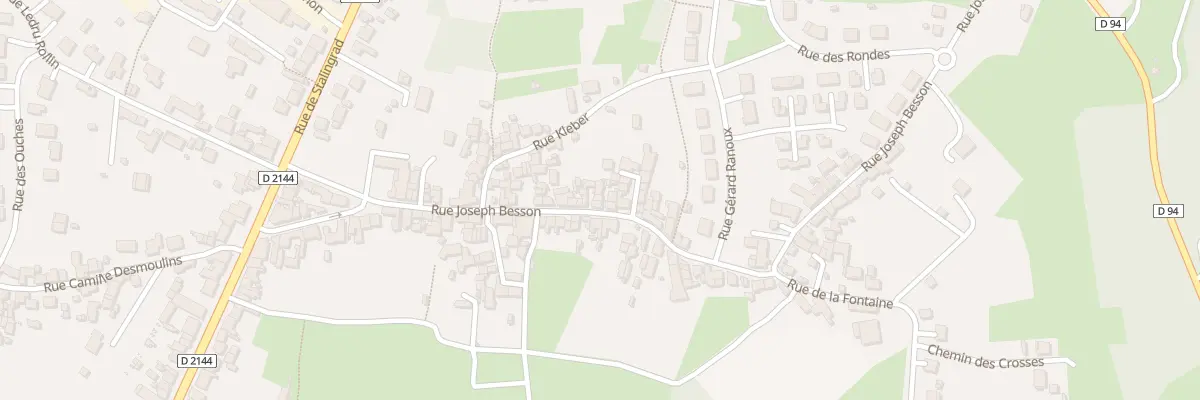 Plan du 47 Rue Joseph Besson à Désertines