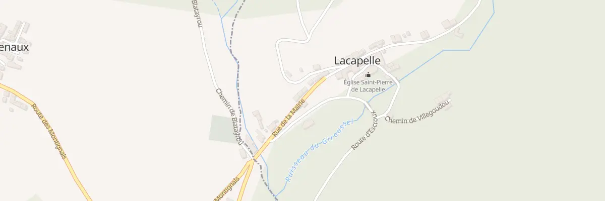 Plan du 5027 Lacapelle à Lacapelle-Escroux