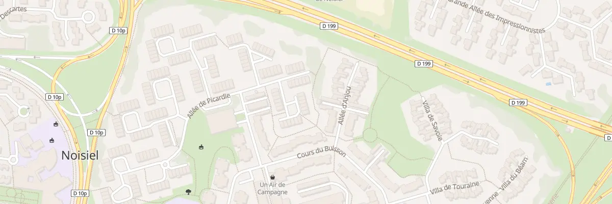 Plan du 5 Sq de Champagne à Noisiel