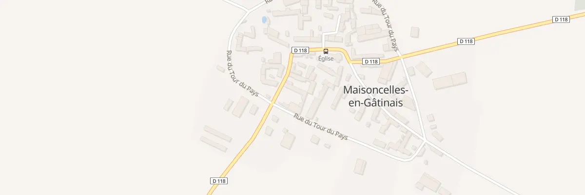 Plan du 5 Gr Gde Rue à Maisoncelles-en-Gâtinais