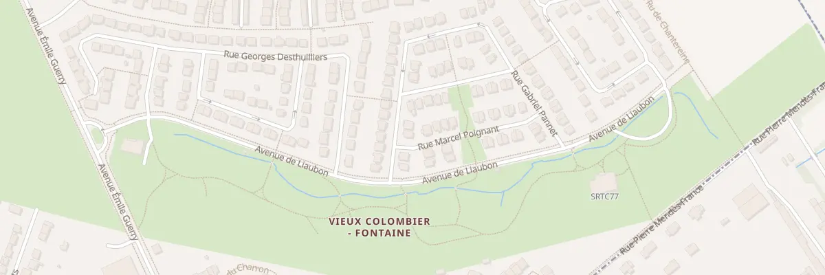 Plan du 6 Rue Gabriel Pannet à Chelles