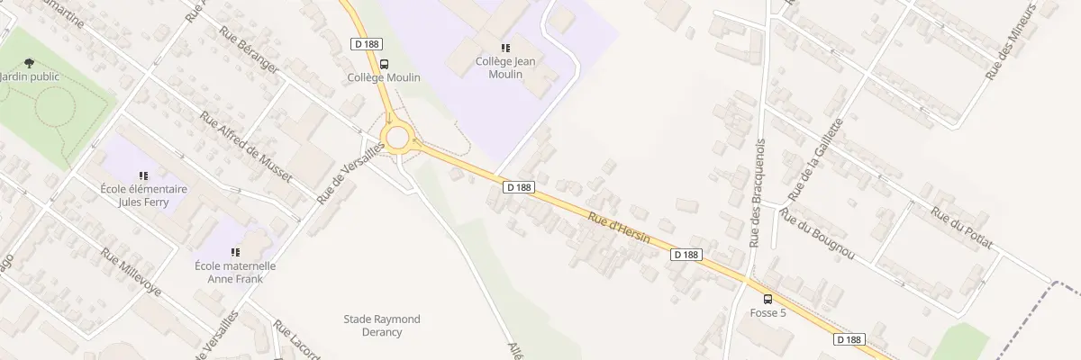 Plan du 60 Rue d’Hersin à Barlin