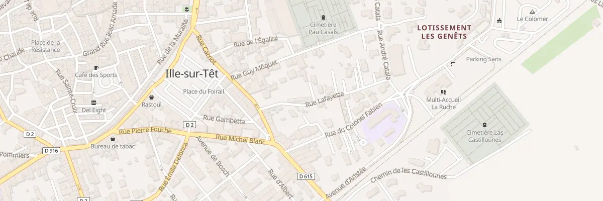 Plan du 3 Rue Lafayette à Ille-sur-Têt
