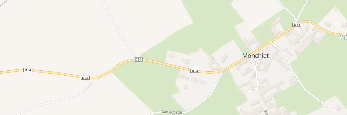Plan du 10 Rue de Beaumetz à Monchiet