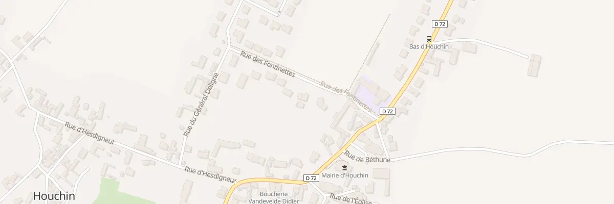 Plan du 3 Rue des Fontinettes à Houchin