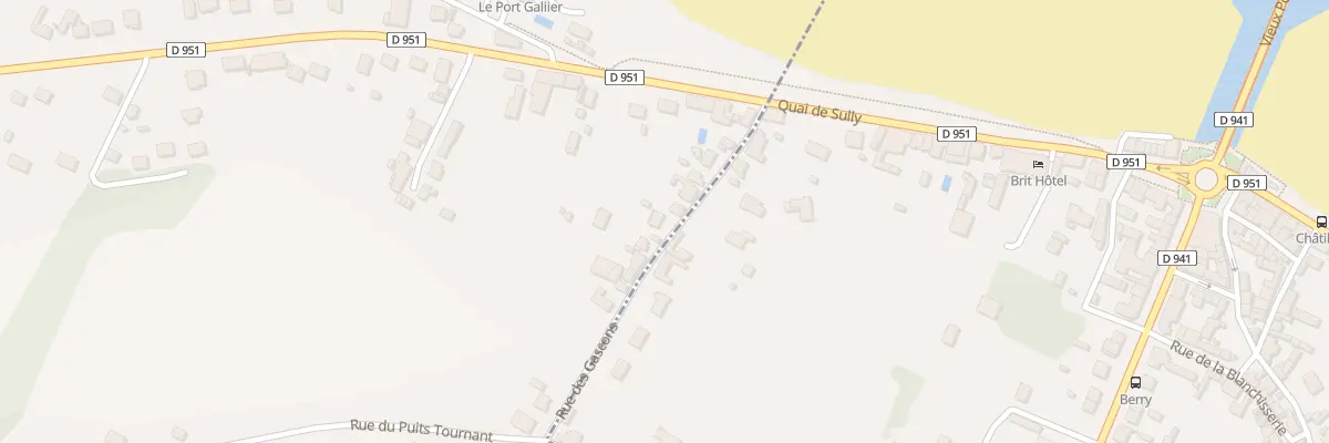 Plan du 8 Rue des Gascons à Poilly-lez-Gien