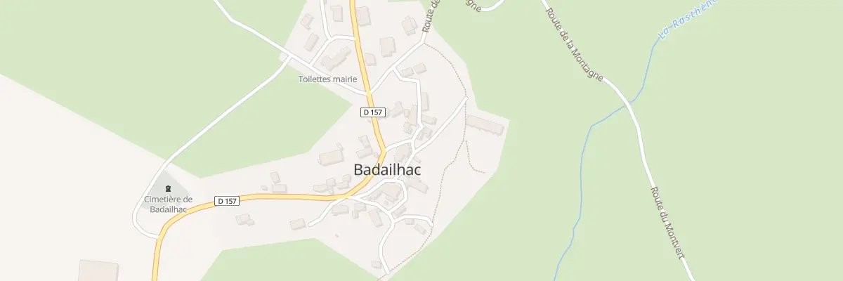 Plan du 5012 Le Bourg à Badailhac