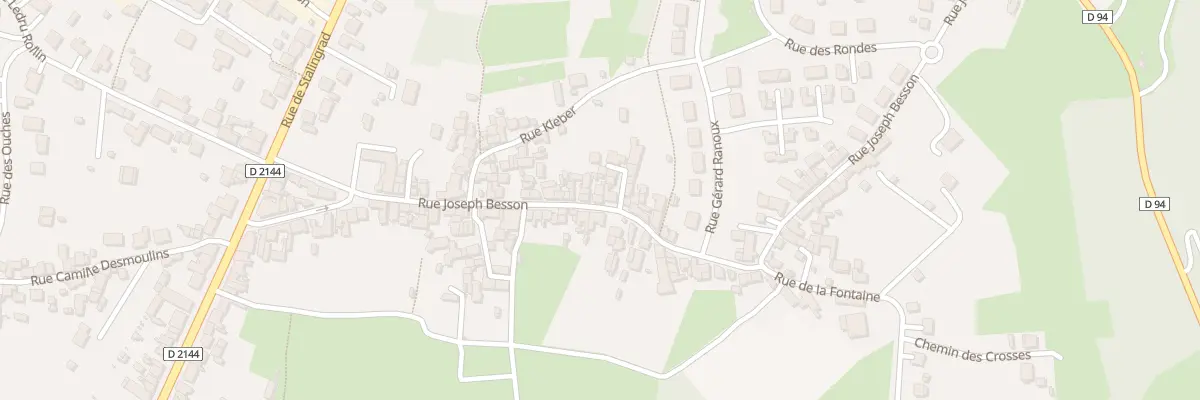 Plan du 55 Rue Joseph Besson à Désertines