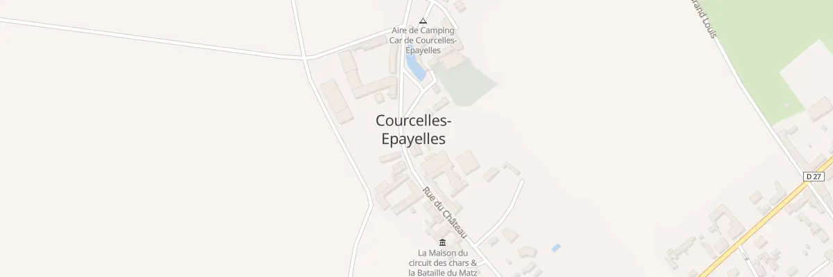 Plan du 318 Rue du Château à Courcelles-Epayelles