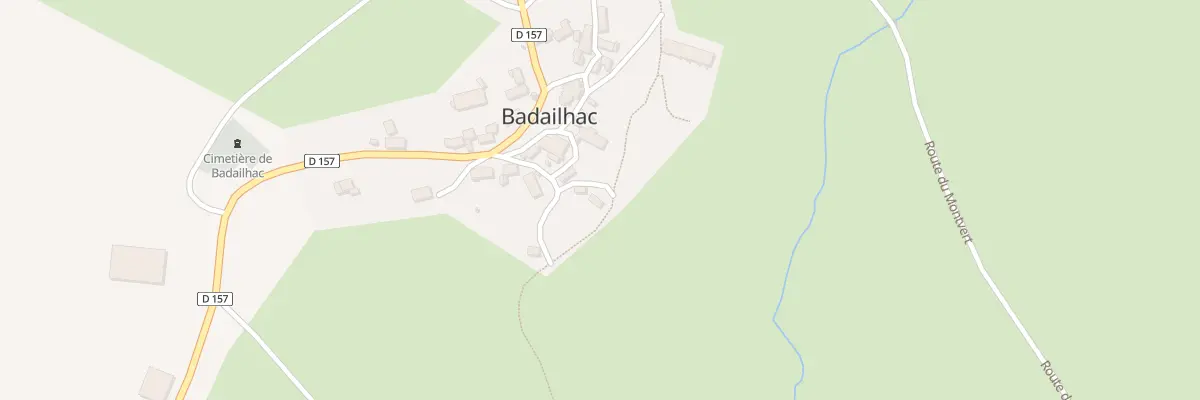 Plan du 5010 Le Bourg à Badailhac