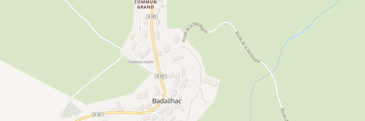 Plan du 5017 Le Bourg à Badailhac