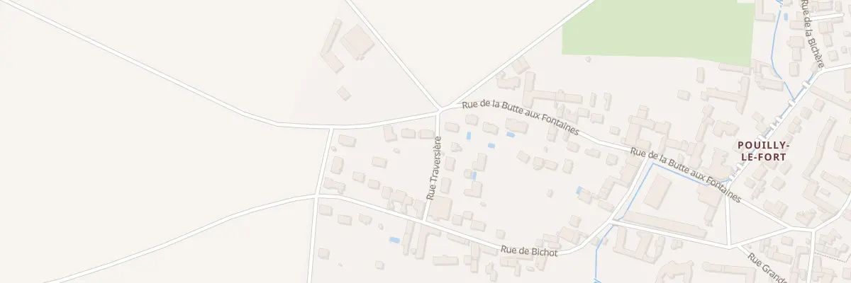 Plan du 5 Rue Traversière à Vert-Saint-Denis