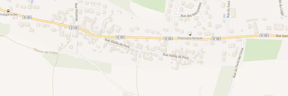 Plan du 149 Rue Vieille de Pont à Pontpoint