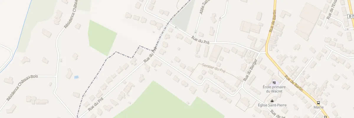 Plan du 204 Rue des Anciens Jardins Ouvrie à Drouvin-le-Marais