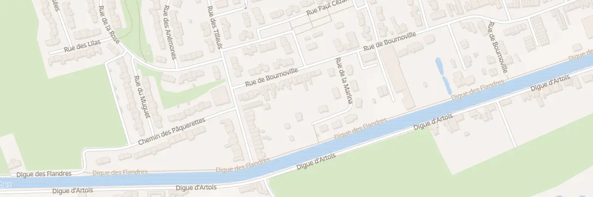 Plan du 163 Rue Bournoville à Merville