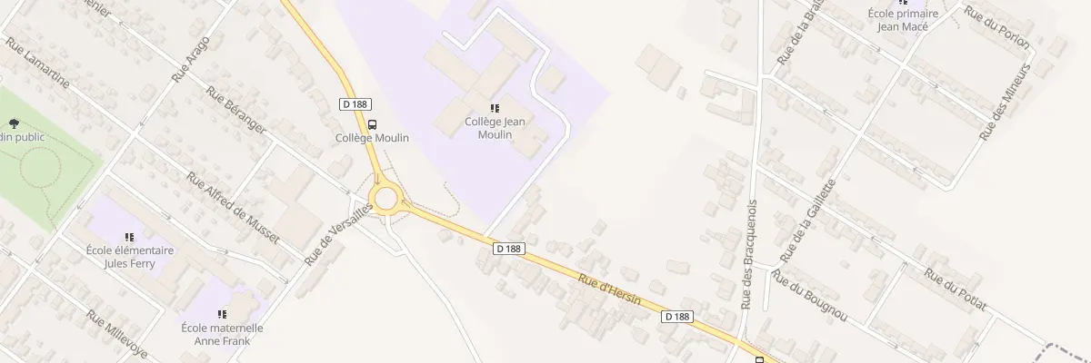 Plan du 64 Rue d’Hersin à Barlin