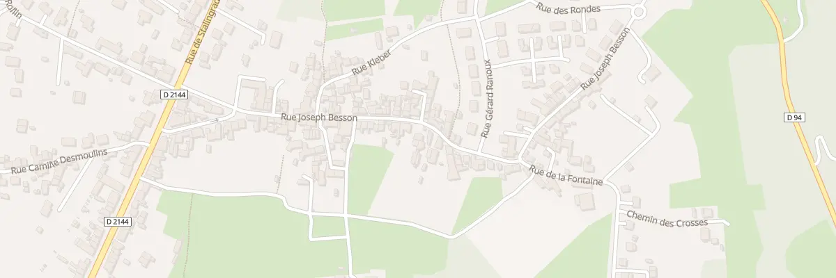 Plan du 50 Rue Joseph Besson à Désertines