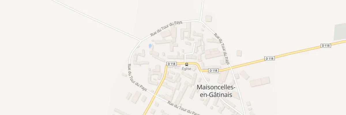 Plan du 13 Rue Grande à Maisoncelles-en-Gâtinais
