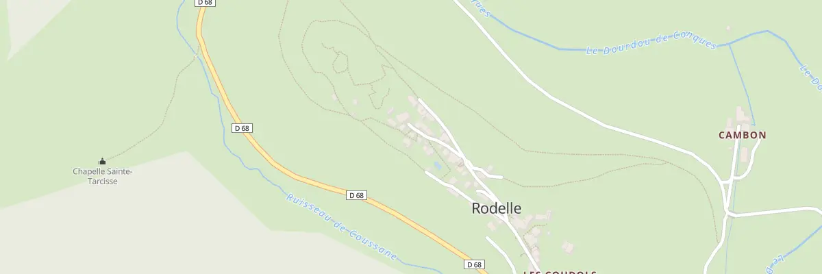 Plan du 5003 Rodelle à Rodelle