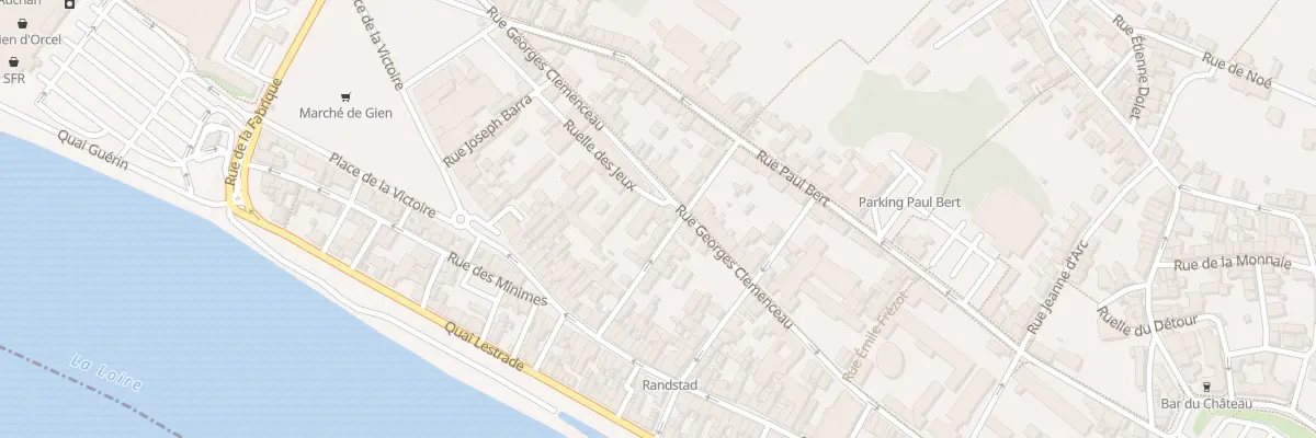 Plan du 53 Rue Georges Clémenceau à Gien