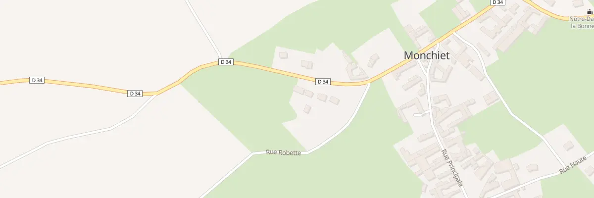 Plan du 17 Rue de Beaumetz à Monchiet