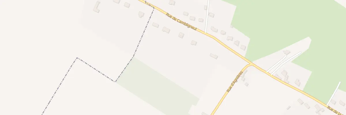 Plan du 33 Rue de Cambligneul à Camblain-l’Abbé
