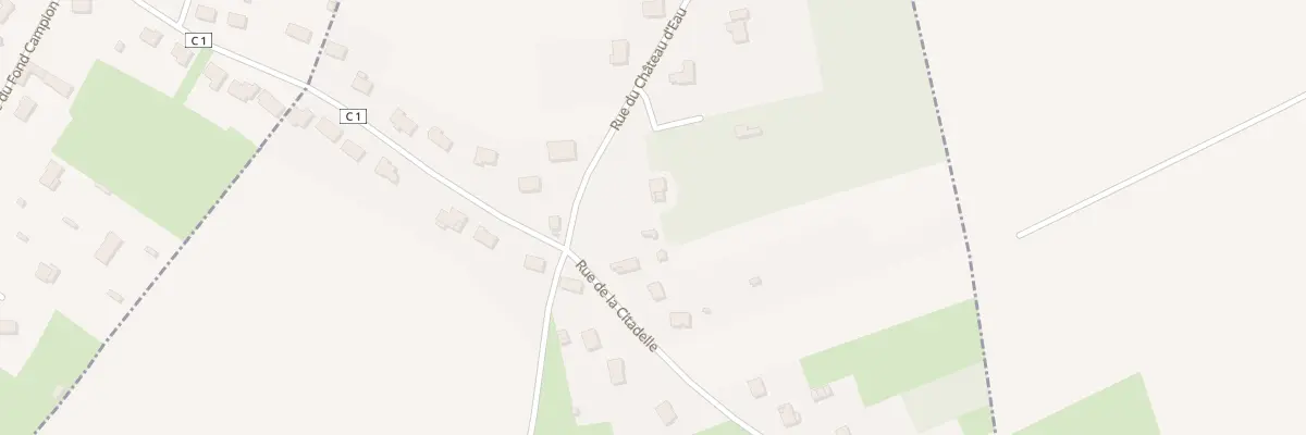 Plan du 2 Rue du Chateau d’Eau à Montenescourt
