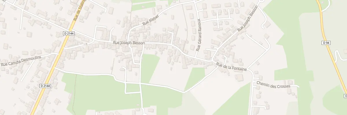 Plan du 54 Rue Joseph Besson à Désertines