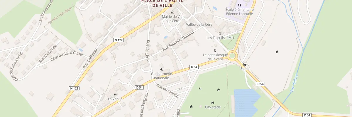 Plan du 5220B Av Max Mabit Fournier à Vic-sur-Cère