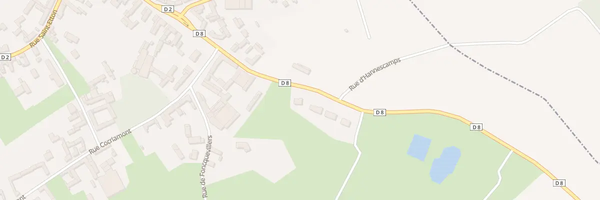 Plan du 30 Rue de Verdun à Bienvillers-au-Bois