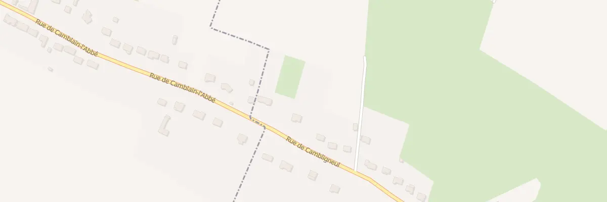 Plan du 40 Rue de Cambligneul à Camblain-l’Abbé