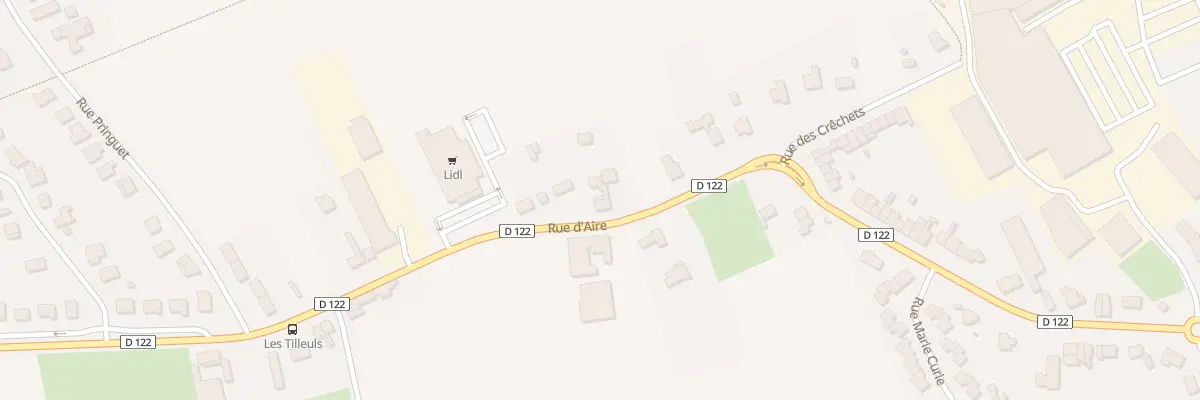 Plan du 16 Rue d’Aire à Merville