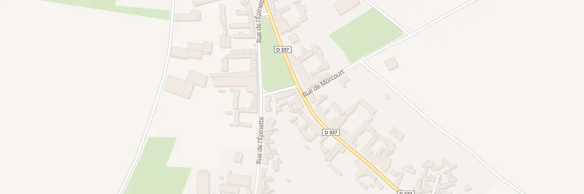 Plan du 1 Rue du Jeu de Paume à Bayonvillers
