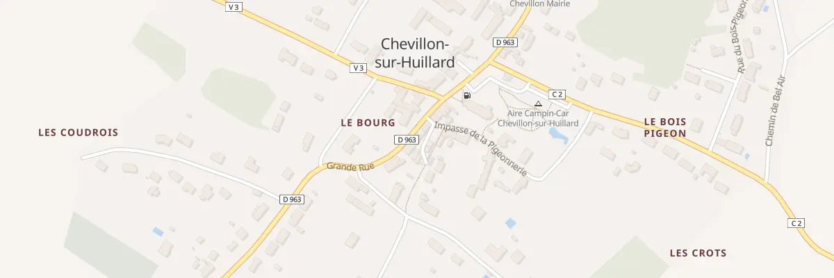 Plan du 55 Gr Grande Rue à Chevillon-sur-Huillard