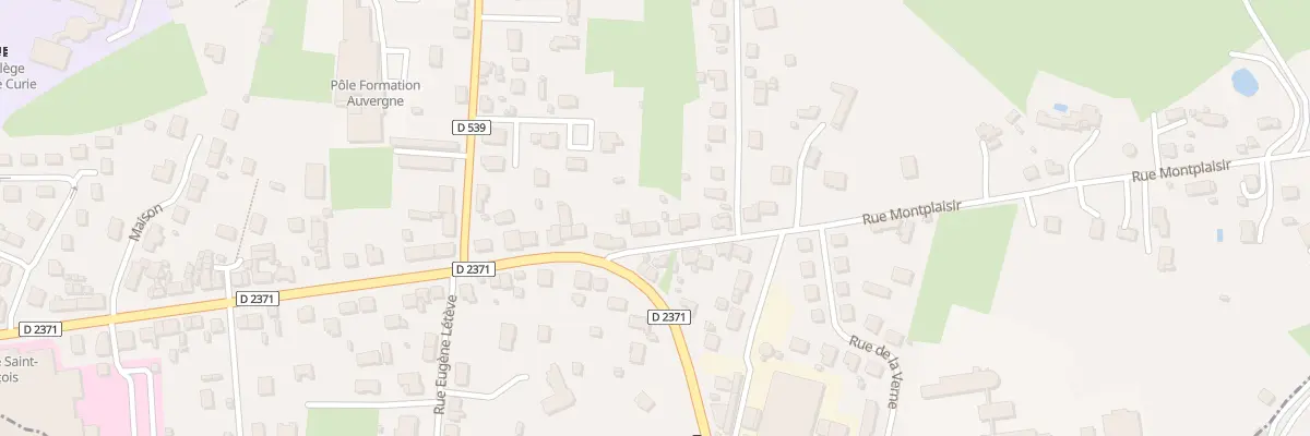 Plan du 3 Rue Montplaisir à Désertines