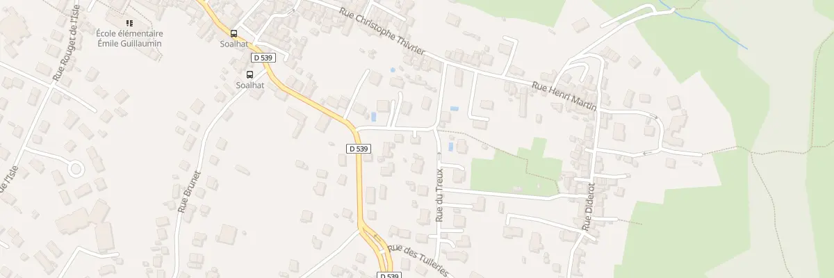 Plan du 12 Rue Voltaire à Désertines