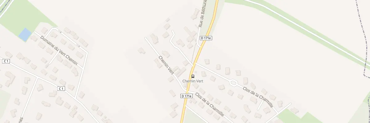 Plan du 841 Rue de Béthune à Vaudricourt