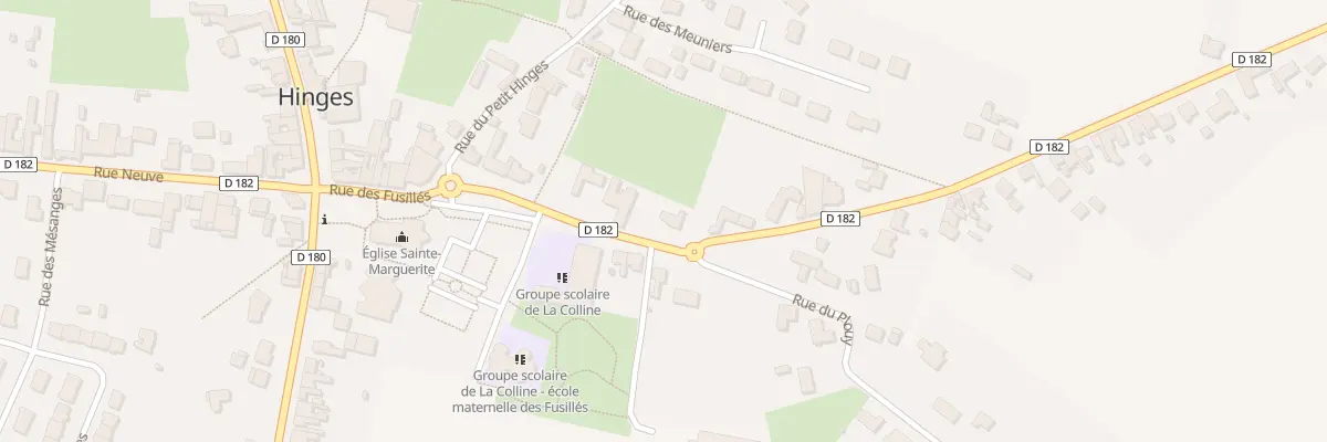 Plan du 241 Rue des Fusillés à Hinges