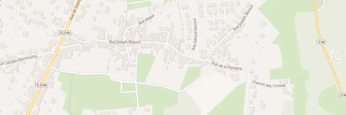 Plan du 56 Rue Joseph Besson à Désertines
