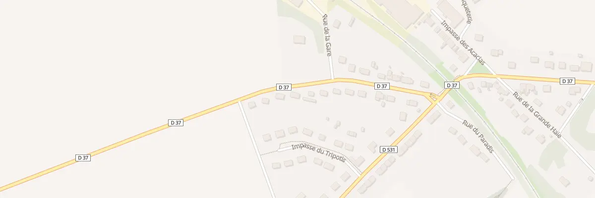 Plan du 193 Rue de la Libération à Moyenneville
