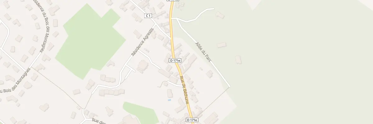 Plan du 458 Rue de Béthune à Vaudricourt