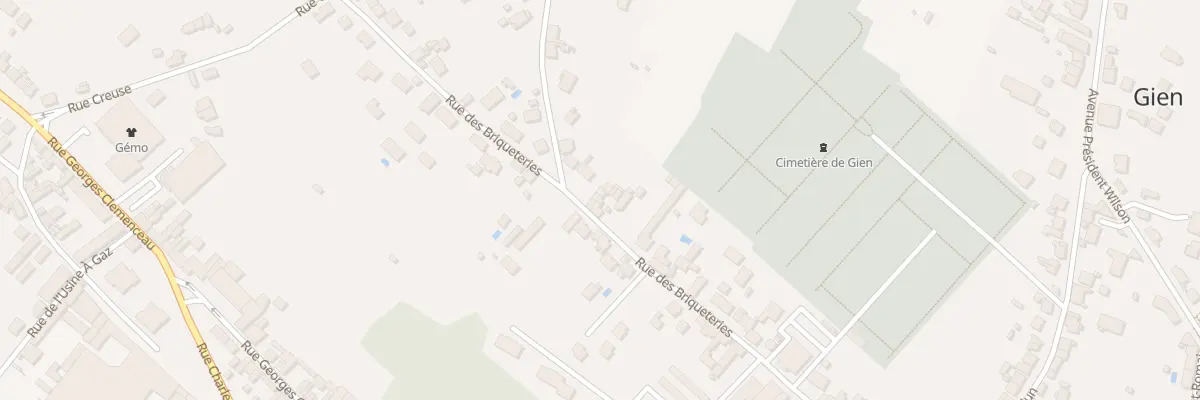 Plan du 58 Rue des Briqueteries à Gien
