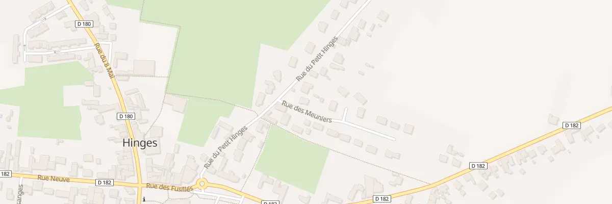 Plan du 23 Rue des Meuniers à Hinges
